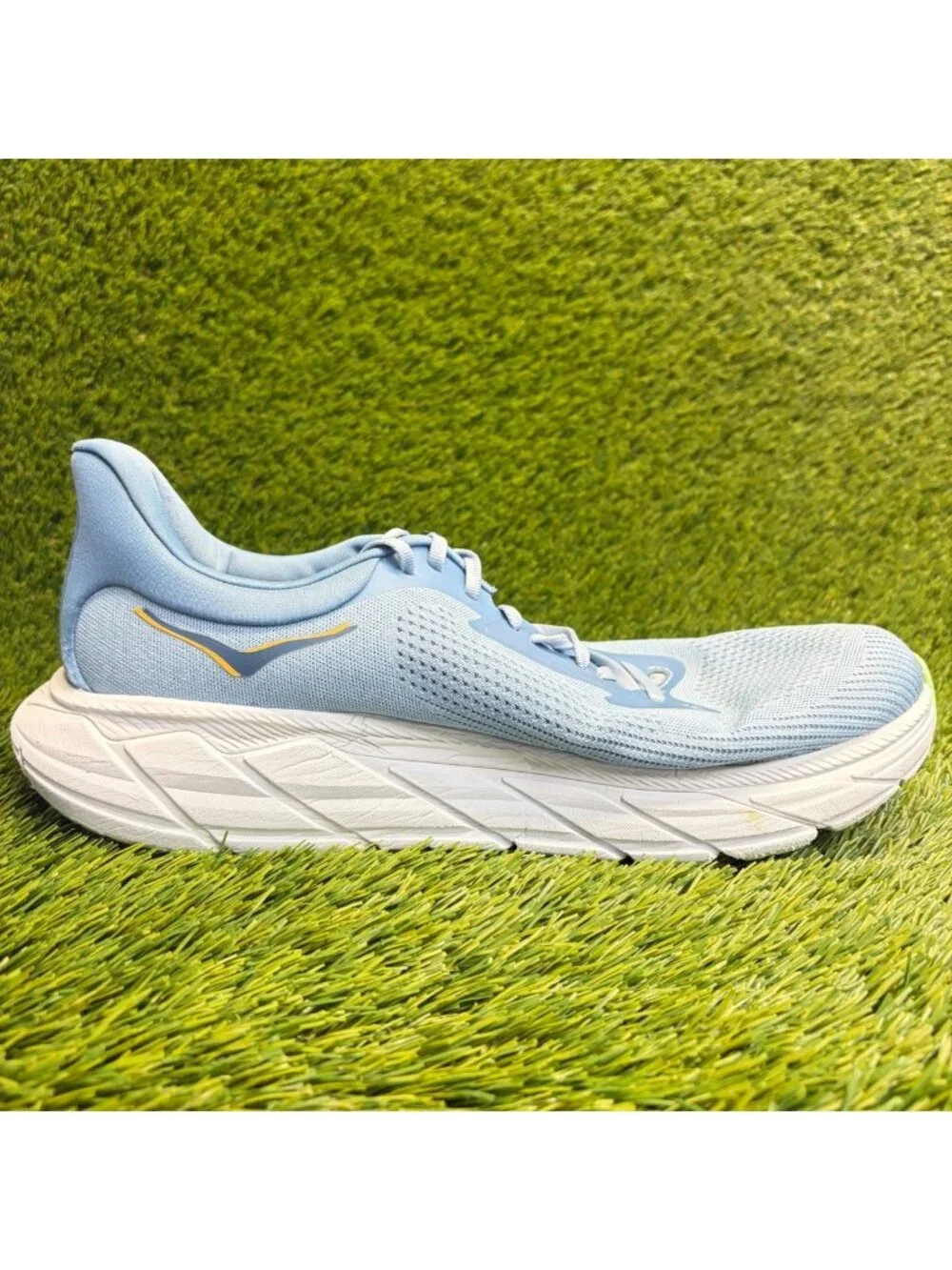Hoka One One Arahi 7 Mens Size 12.5 Blue White Athletic Running Shoes Sneakers